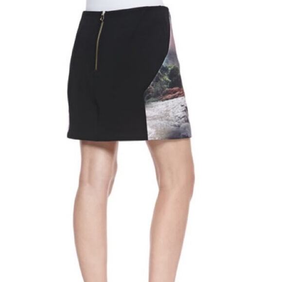 NEW Ted Baker London Silloh Rainbow Waterfall Mini Skirt Size 3 or Size 8 Medium - Picture 12 of 12